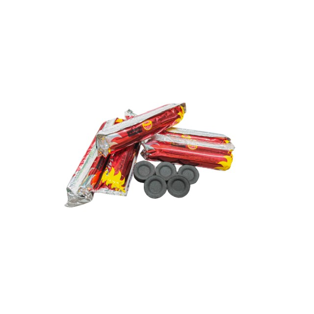 Instant Light Holzkohle 33 mm rund für Shisha